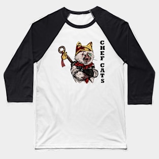 cat chef Baseball T-Shirt